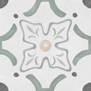 Harmony Sirocco Green Flower 22,3x22,3 Matt /0,65m2/
