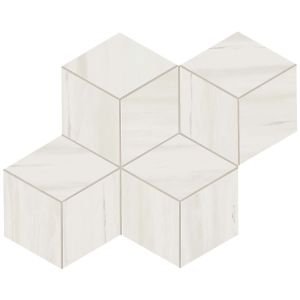Marvel Bianco Dolomite Mosaico Esag. Lapp.