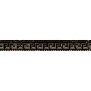 Versace Ceramics FASCIA NERO AMASANTA 10x78 LUX /4Stk/