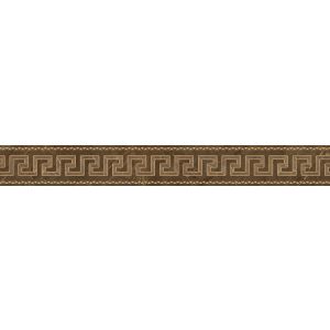 Versace Ceramics FASCIA PULPIS MARRONE 10x78 LUX /4szt/