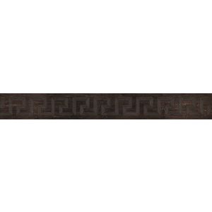 Versace Ceramics FAS.GRECA INT BROWN 10x80 NATURALE /4szt/
