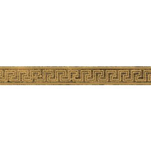Versace Ceramics FAS.GRECA ORO BROWN 10x80 NATURALE /4 Stk/