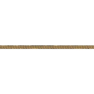 Versace Ceramics FAS.GRECA ORO CARBON 2,7X80 NATURALE /4szt/