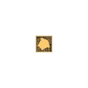 Versace Ceramics TOZ.MED.ORO CARBON 2,7x2,7 NATURALE /4szt/