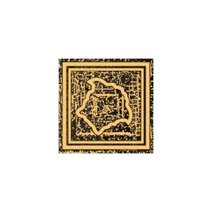 Versace Ceramics TOZ.MED.ORO CARBON 6,7X6,7 NATURALE /4szt/