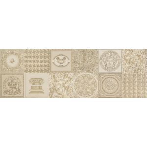 Versace Ceramics DEC. CREMA PATCH.ORO 25x75 NATURALE /4szt/