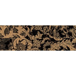 Versace Ceramics FAS.20 PATCH. NERO 19,5x58,5 LUX /4stk/