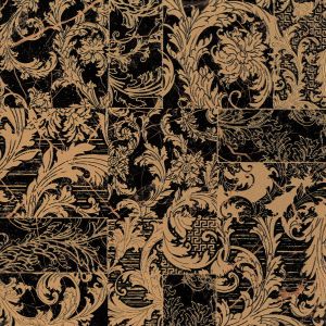 Versace Ceramics MOD. PATCH. NERO 58,5x58,5 LUX /2szt/
