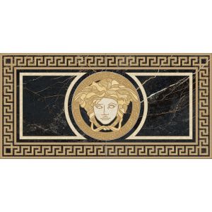 Versace Ceramics ROSONE NERO S.LAUREN 585x1172 LUX /1szt/