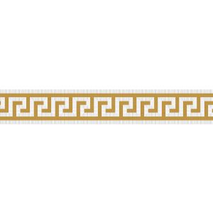 Versace Ceramics FAS.GREC.NAT BIAN/ORO 9,8x60 NATURALE /4szt/