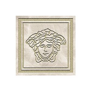 Versace Ceramics FIR.MED.LAP BIAN/ORO 9,8x9,8 LUX /4szt/
