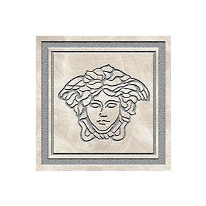 Versace Ceramics FIR.MED.LAP BIAN/PLAT 9,8x9,8 LUX /4szt/