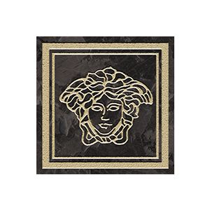 Versace Ceramics FIR.MED.LAP NERO/ORO 9,8x9,8 LUX /4szt/