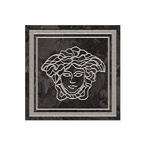 Versace Ceramics FIR.MED.LAP NERO/PLAT 9,8x9,8 LUX /4stk/