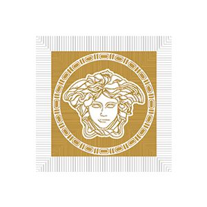 Versace Ceramics FIR.MED.NAT BIAN/ORO 9,8x9,8 NATURALE /4szt/