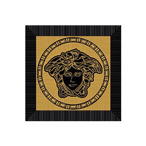 Versace Ceramics FIR.MED.NAT NERO/ORO 9,8x9,8 NATURALE /4szt/