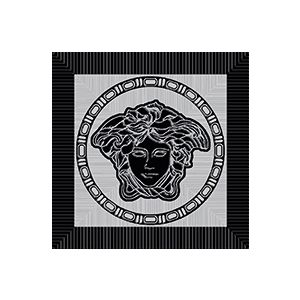 Versace Ceramics FIR.MED.NAT NERO/PLAT 9,8x9,8 NATURALE /4szt/