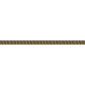 Versace Ceramics LIS.GRE.LAP NERO/ORO 2,7X60 LUX /6szt/