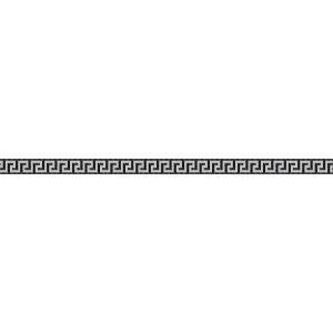 Versace Ceramics LIS.GRE.LAP NERO/PLAT 2,7X60 LUX /6szt/