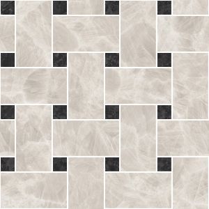 Versace Ceramics MOS.INTR NAT BIAN/NER 30x30 NATURALE /4szt/