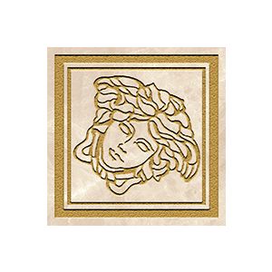 Versace Ceramics TOZ.MED.LAP MIEL/ORO 9,8x9,8 LUX /4szt/