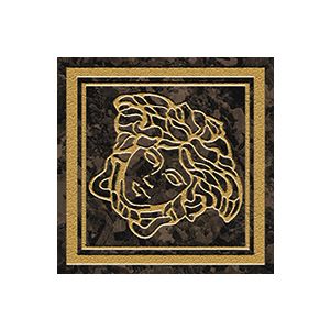 Versace Ceramics TOZ.MED.LAP MOKA/ORO 9,8x9,8 LUX /4szt/