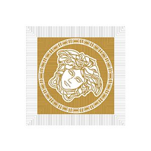 Versace Ceramics TOZ.MED.NAT BIAN/ORO 9,8x9,8 NATURALE /4szt/
