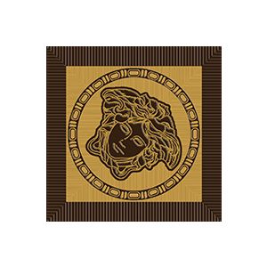 Versace Ceramics TOZ.MED.NAT MOKA/ORO 9,8x9,8 NATURALE /4szt/