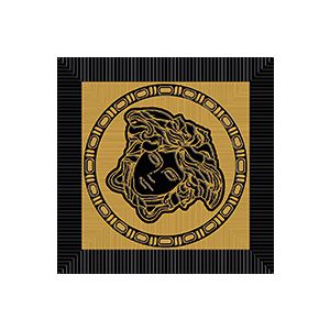 Versace Ceramics TOZ.MED.NAT NERO/ORO 9,8x9,8 NATURALE /4szt/