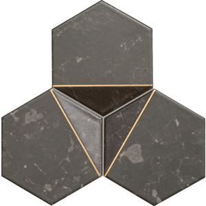 Mozaika ścienna Scoria black 1 19,2x16,5 Gat.1