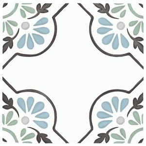 Harmony Tanger Blue Petals 12,3x12,3 Matt /0,51m2/