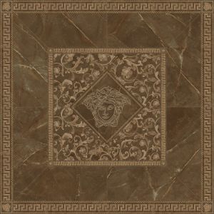 Versace Ceramics ROSONE PULPIS MARRONE 156x156 LUX /1szt/